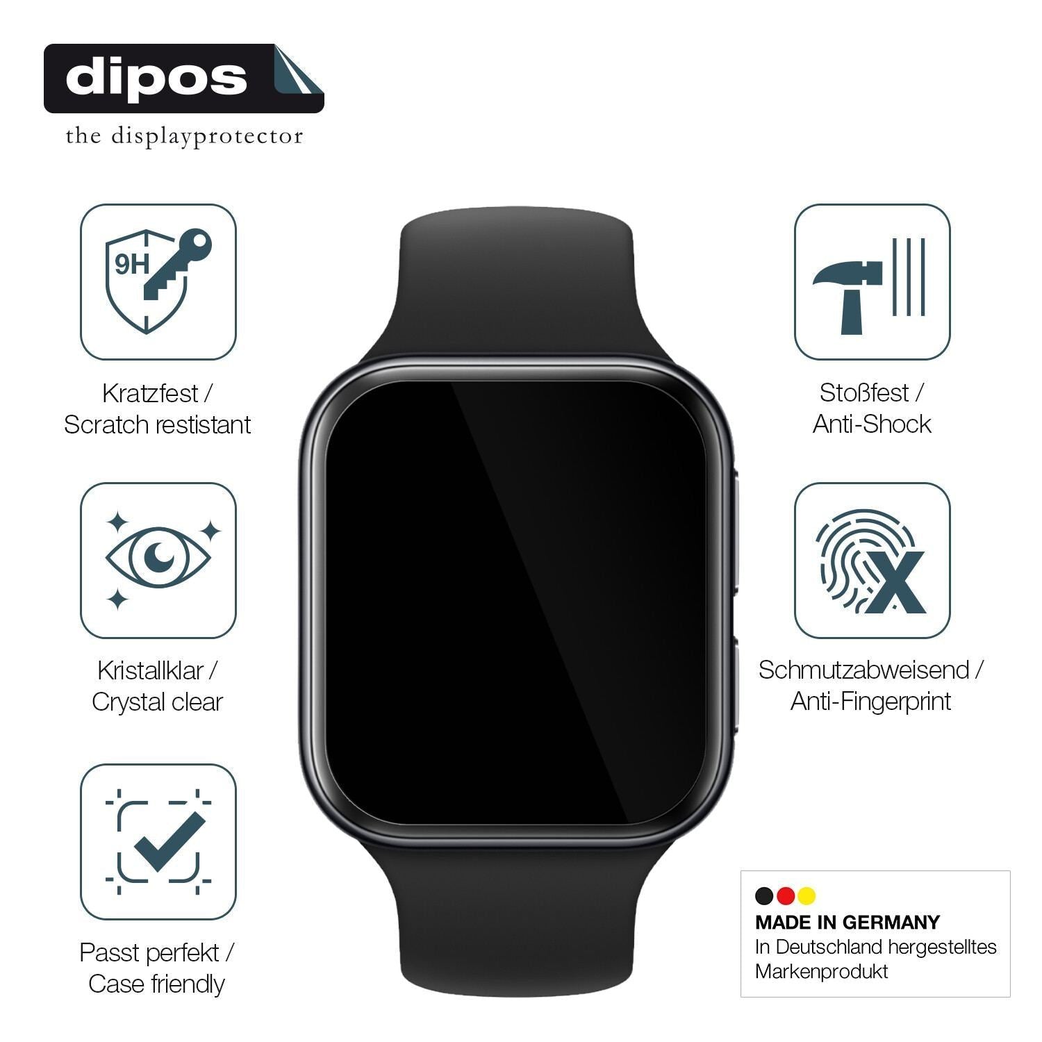 2x 9H Schutzfolie für OPPO Watch 3 Panzerfolie (7)
