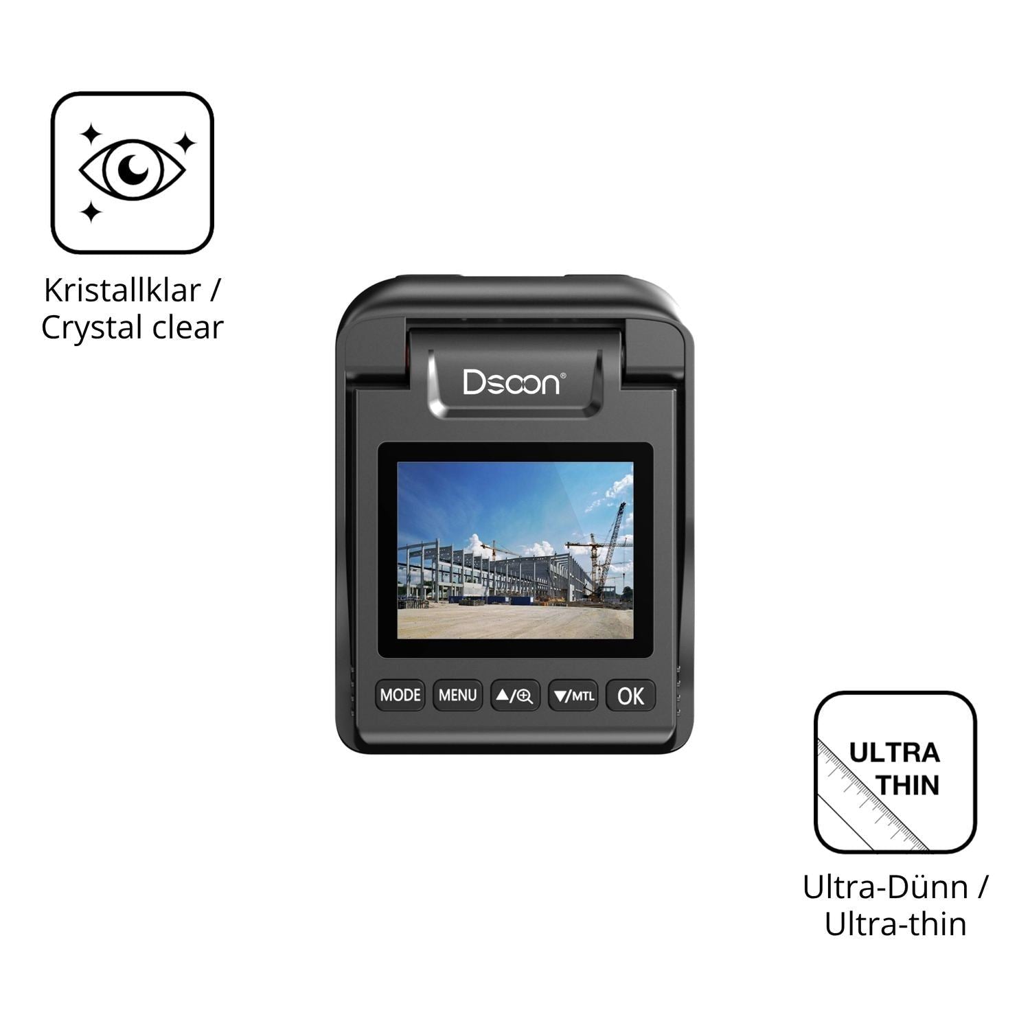 4x Schutzfolie klar für Dsoon TL3000 Display-Schut (5)
