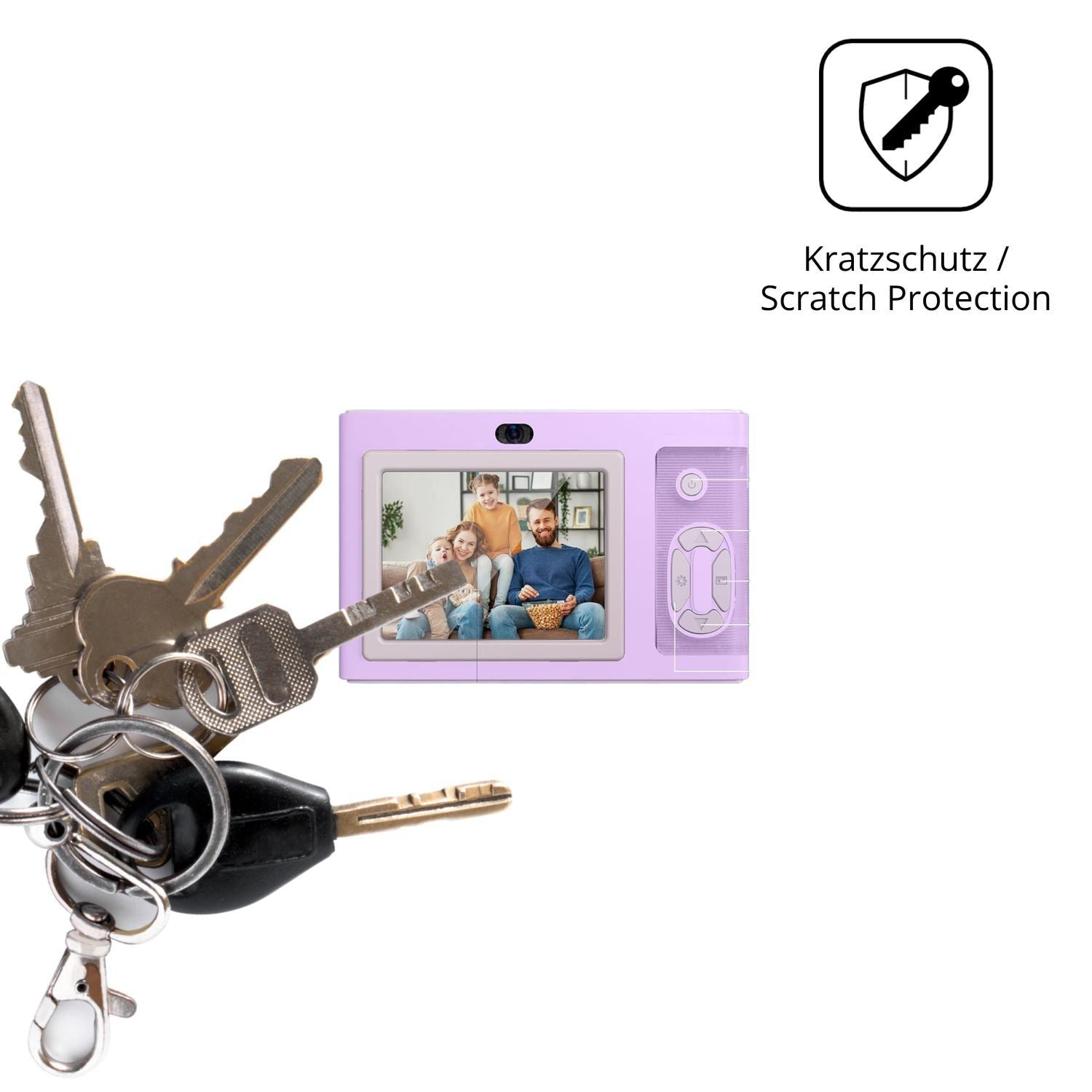 4x Schutzfolie klar für ARNSSIEN Y2 Display-Schutz (4)