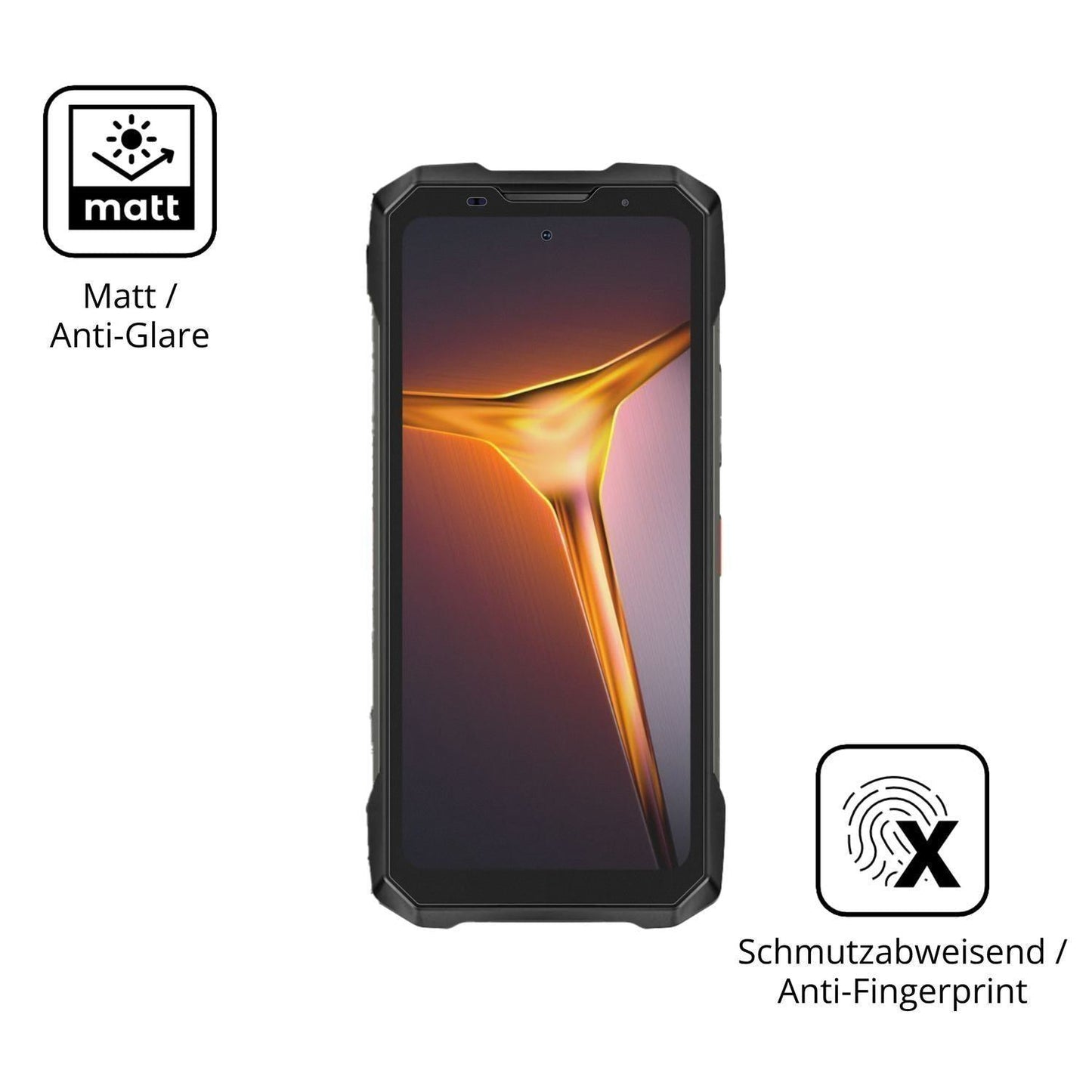 4x Schutzfolie matt für Doogee V Max 2 Pro Display (5)