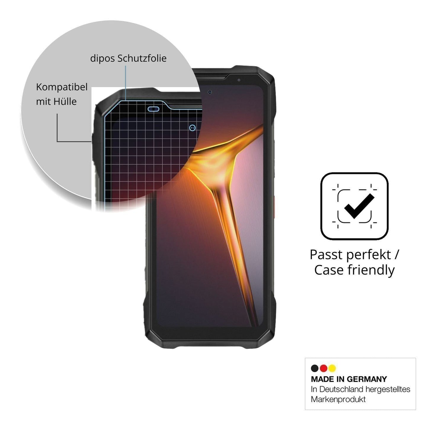 4x Schutzfolie matt für Doogee V Max 2 Pro Display (6)