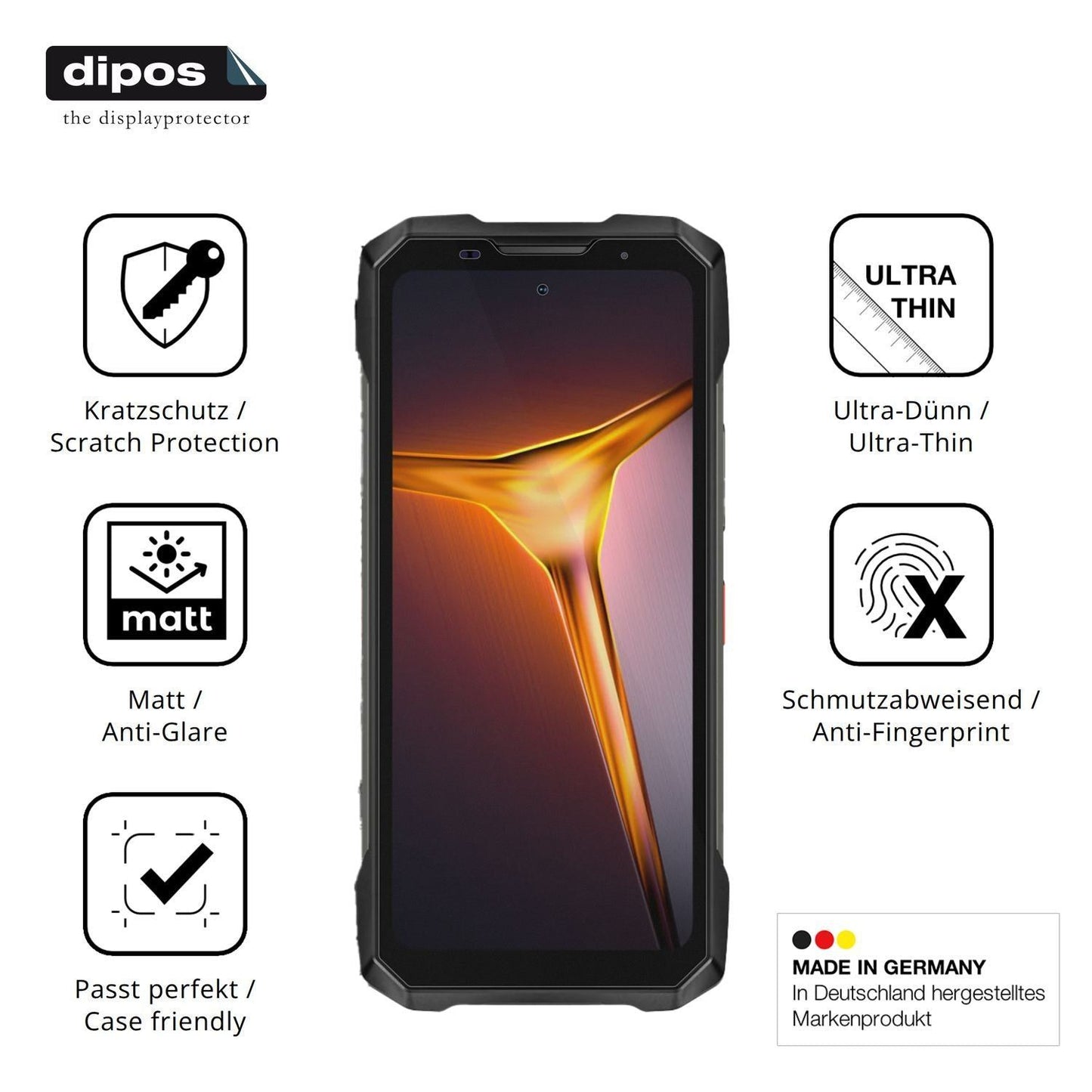 4x Schutzfolie matt für Doogee V Max 2 Pro Display (7)