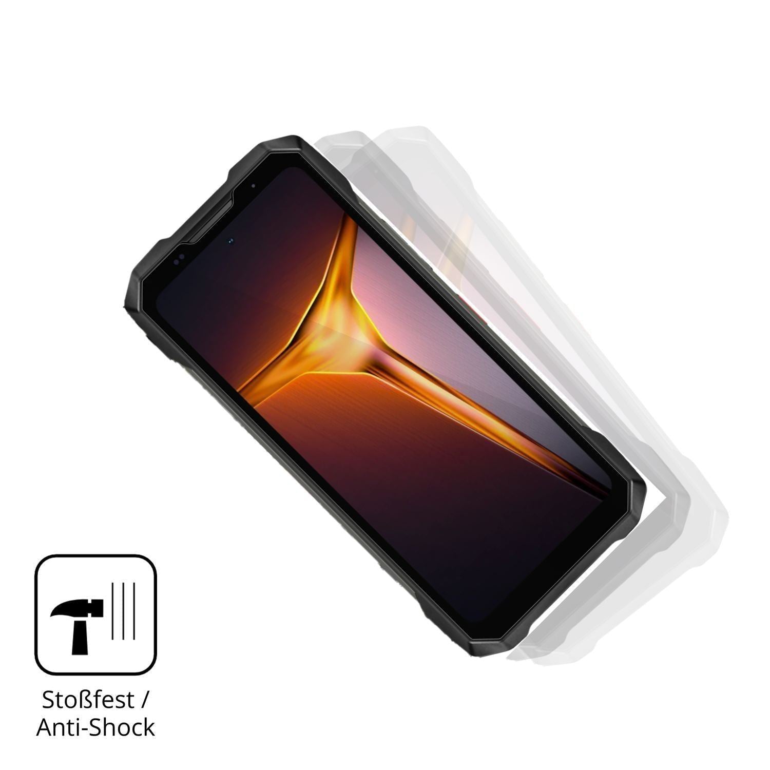 2x 9H Schutzfolie für Doogee V Max 2 Pro Panzerfol (4)
