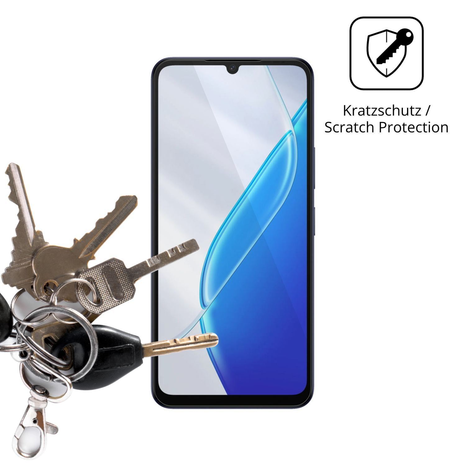4x Schutzfolie klar für Itel Zeno 200 Display-Schu (4)