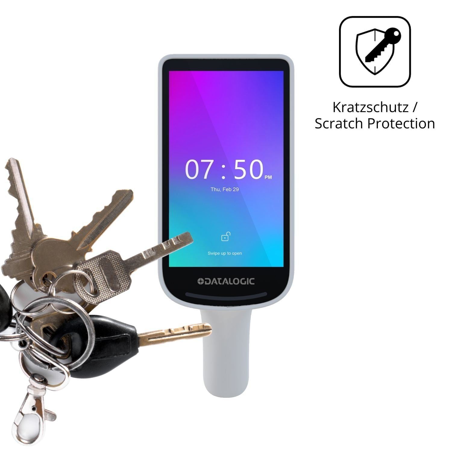 4x Schutzfolie klar für Datalogic Joya Smart Smart (4)