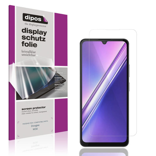 4x Schutzfolie klar für Doogee M30 Display-Schutzf (1)