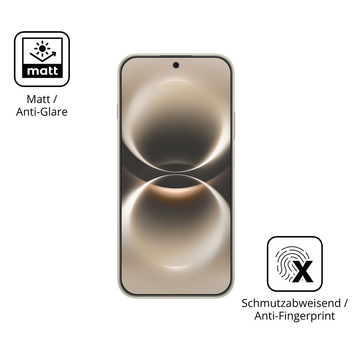2x 9H Schutzfolie matt für Huawei Nova 15 Max Panz (5)