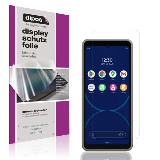 4x Schutzfolie klar für Ingenico Axium NX8 Display (1)