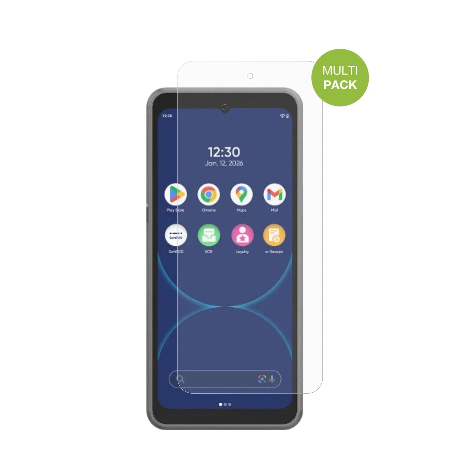 4x Schutzfolie matt für Ingenico Axium NX8 Display (2)