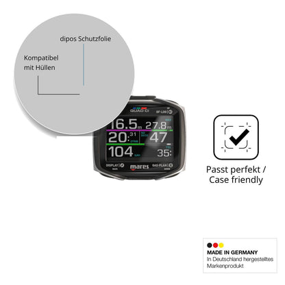 6x Schutzfolie klar für Mares Quad CI Display-Schu (6)
