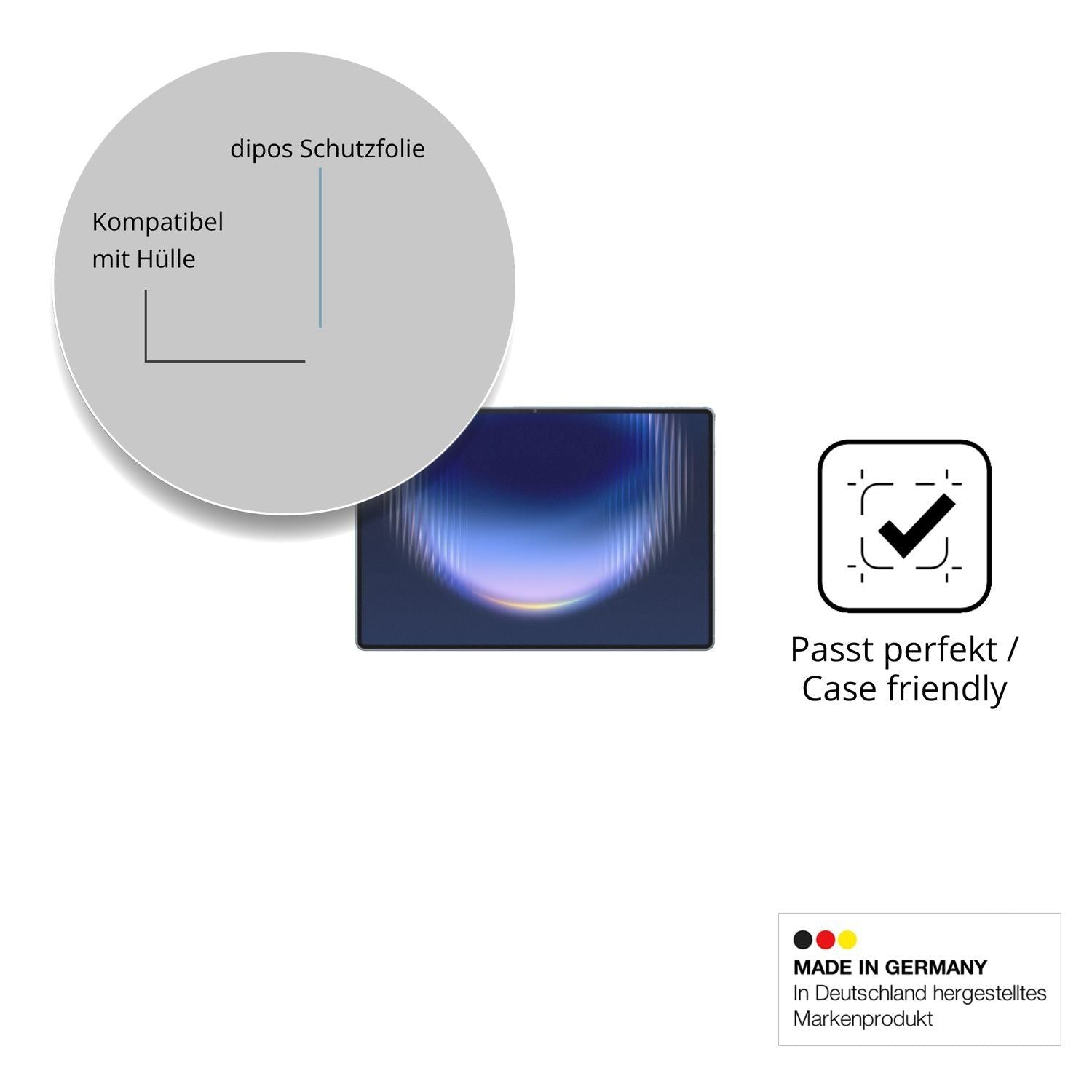 2x Schutzfolie matt für Huawei MatePad Pro Max Dis (6)