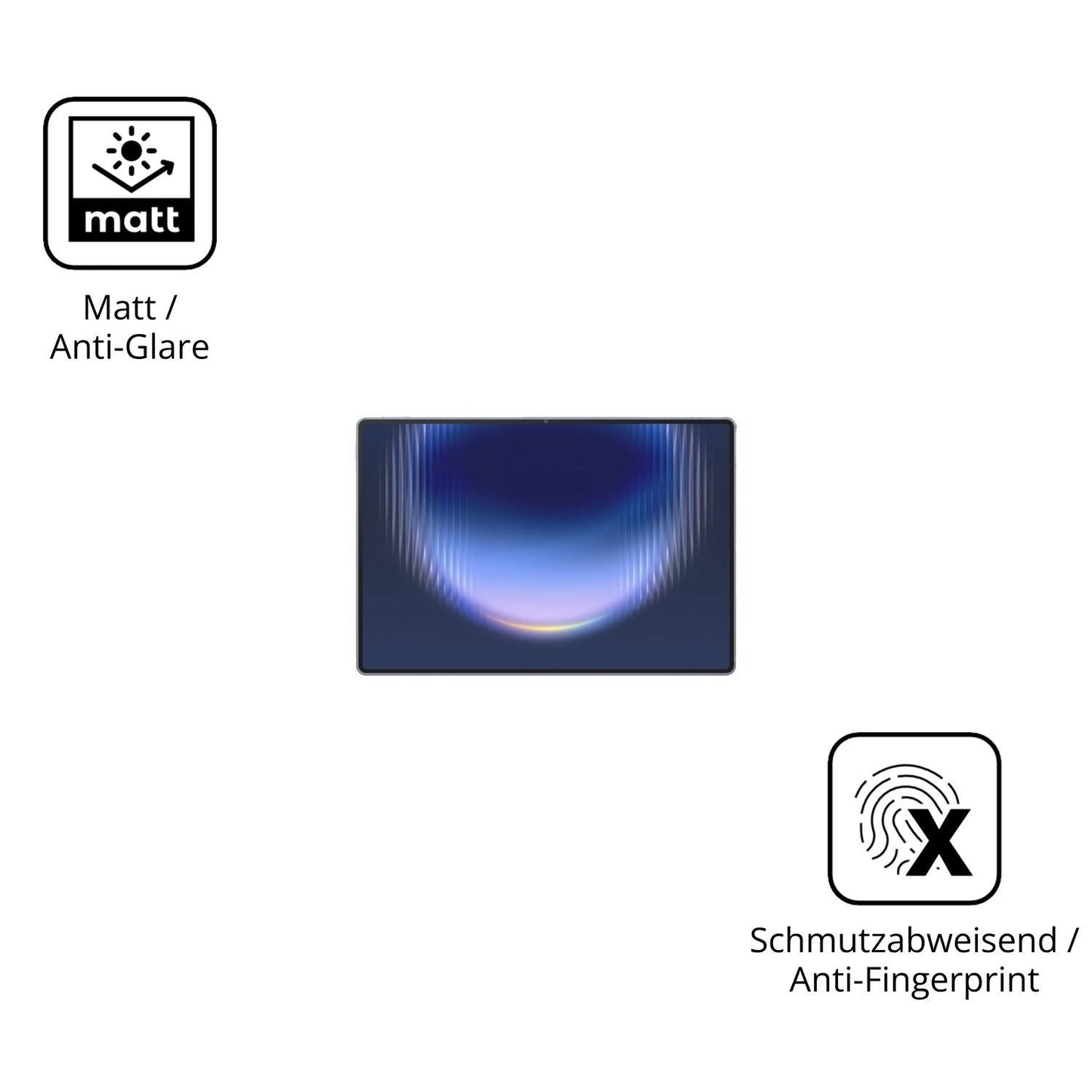 2x 9H Schutzfolie matt für Huawei MatePad Pro Max  (5)