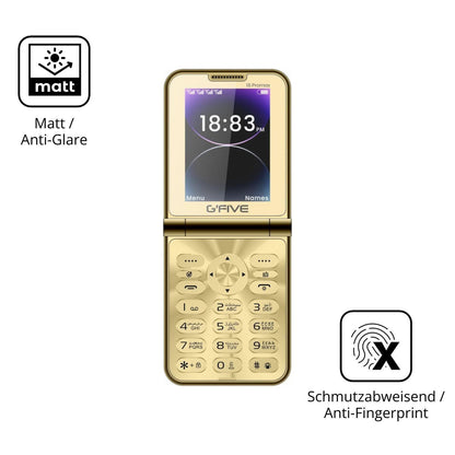 4x Schutzfolie matt für GFive 16 Pro Max Display-S (5)