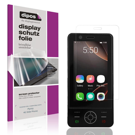 4x Schutzfolie klar für Plyisty 4G Slide Phone Dis (1)