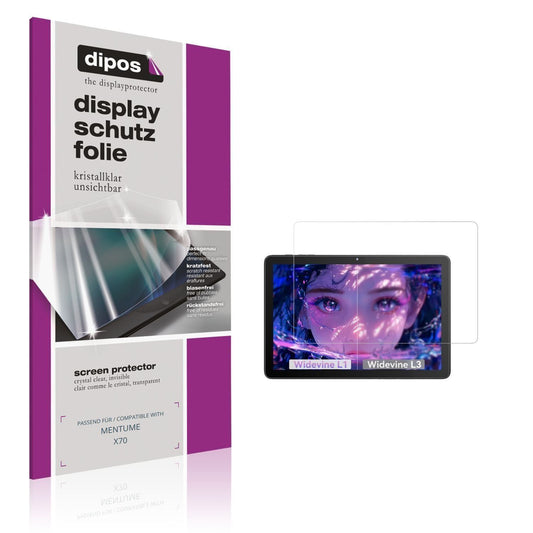2x Schutzfolie klar für MENTUME X70 Display-Schutz (1)