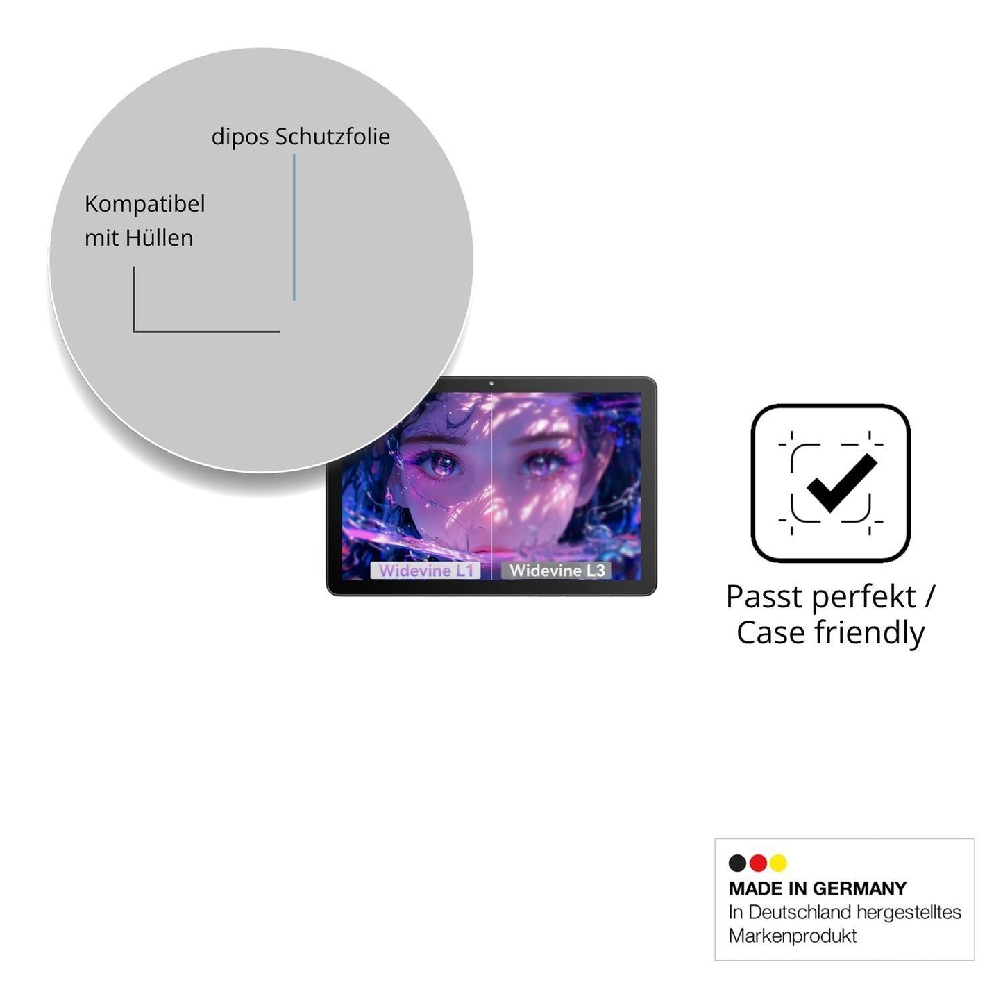 2x Schutzfolie klar für MENTUME X70 Display-Schutz (6)