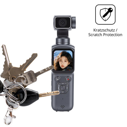 4x Schutzfolie klar für Tangxi 4K-Videokamera Disp (4)