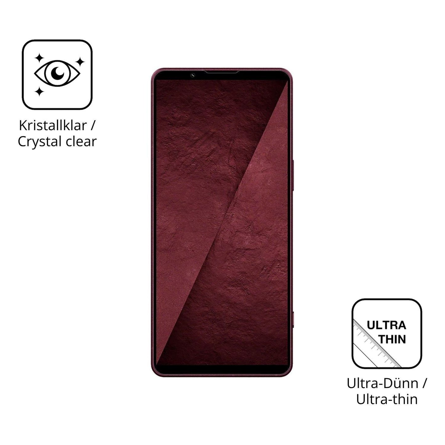 4x Schutzfolie klar für Sony Xperia 1 VIII Display (5)