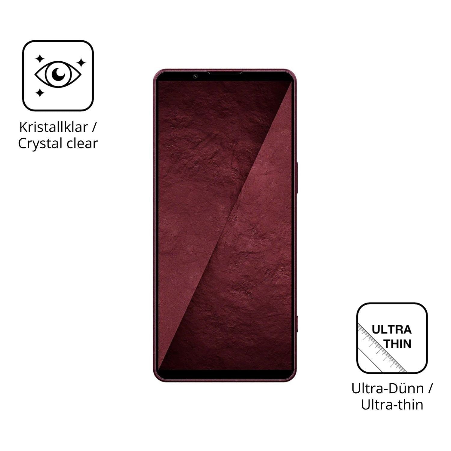 4x Schutzfolie klar für Sony Xperia 1 VIII Display (5)