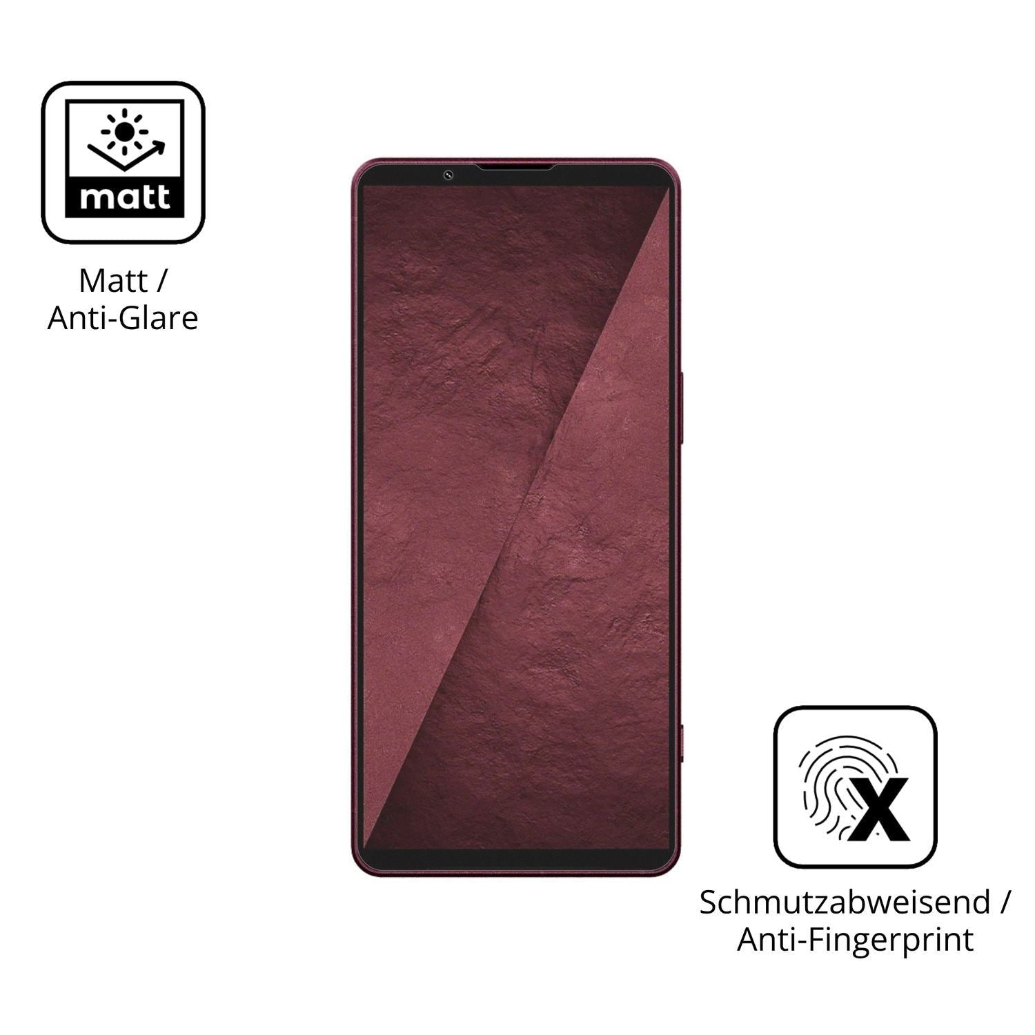 4x Schutzfolie matt für Sony Xperia 1 VIII Display (5)