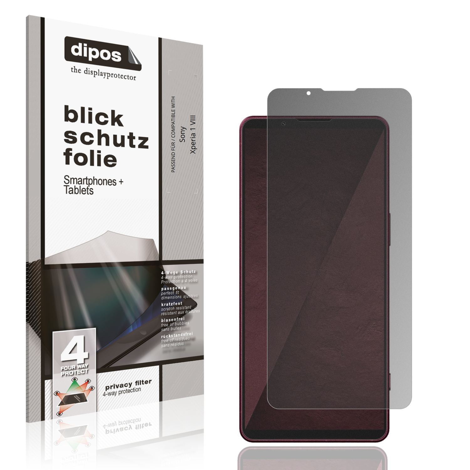 Blickschutzfolie für Sony Xperia 1 VIII matt Schut (1)