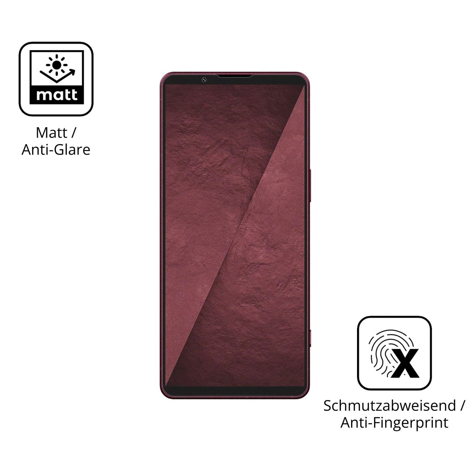 2x 9H Schutzfolie matt für Sony Xperia 1 VIII Panz (5)