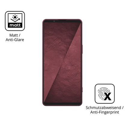 2x 9H Schutzfolie matt für Sony Xperia 1 VIII Panz (5)
