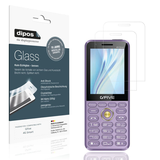 2x 9H Schutzfolie für GFive 4G Smart Panzerfolie (1)