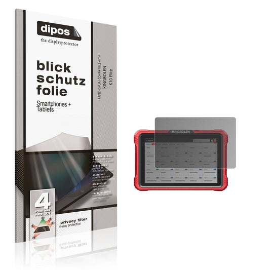 Blickschutzfolie für KINGBOLEN K10 Elite matt Schu (1)