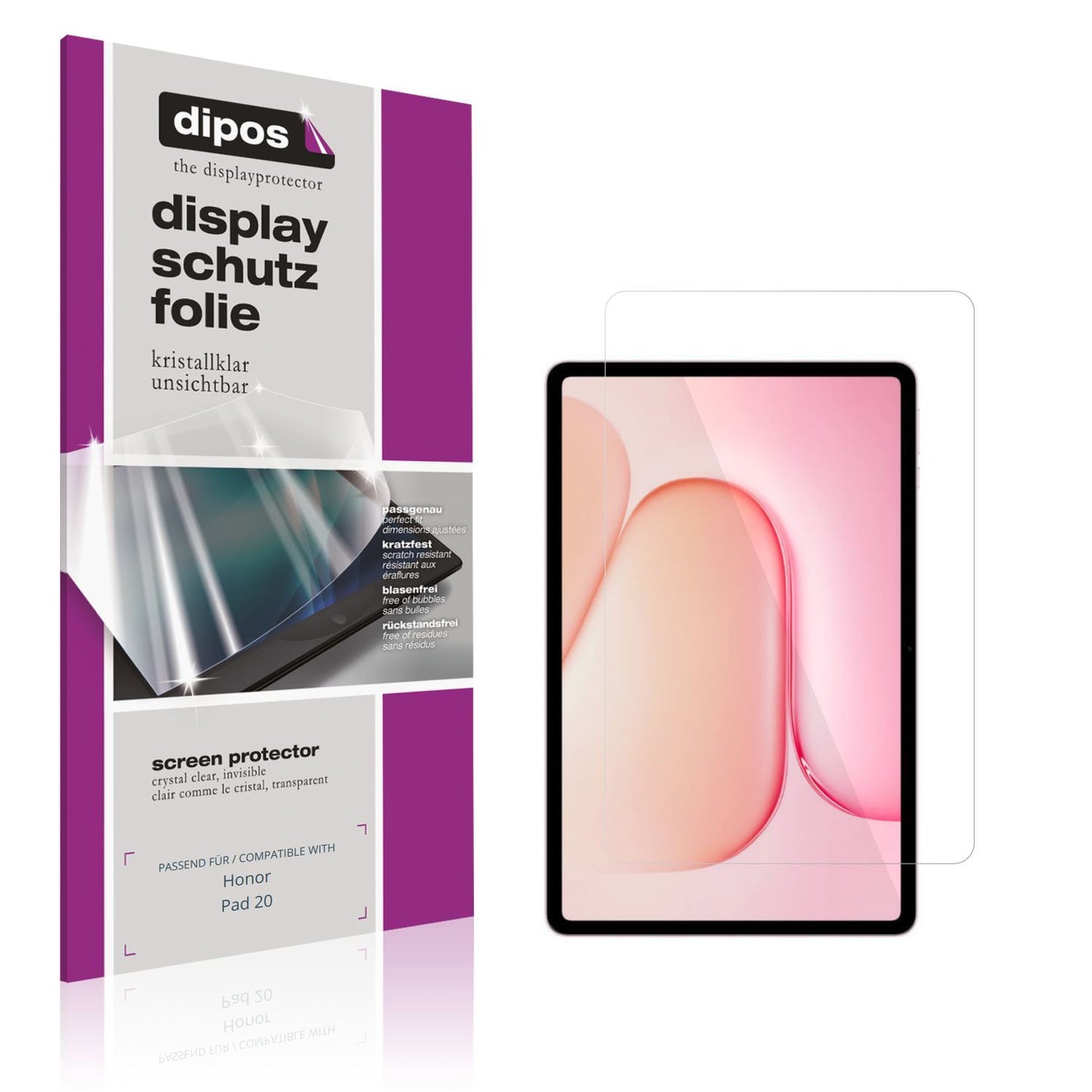 2x Schutzfolie klar für Honor Pad 20 Display-Schut (1)