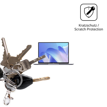 2x Schutzfolie klar für Huawei MateBook 14 2021 Di (4)