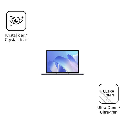 2x Schutzfolie klar für Huawei MateBook 14 2021 Di (5)