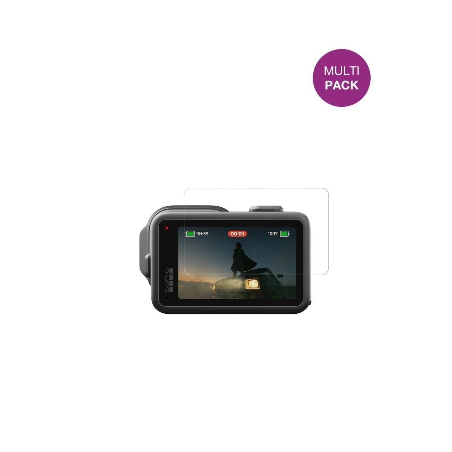 4x Schutzfolie klar für GoPro Mission 1 Display-Sc (2)