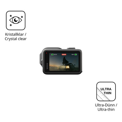 4x Schutzfolie klar für GoPro Mission 1 Display-Sc (5)