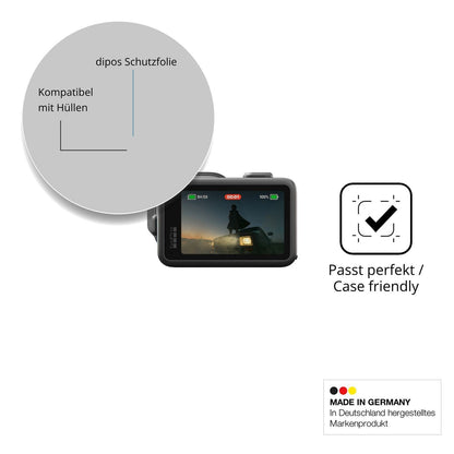 4x Schutzfolie klar für GoPro Mission 1 Display-Sc (6)