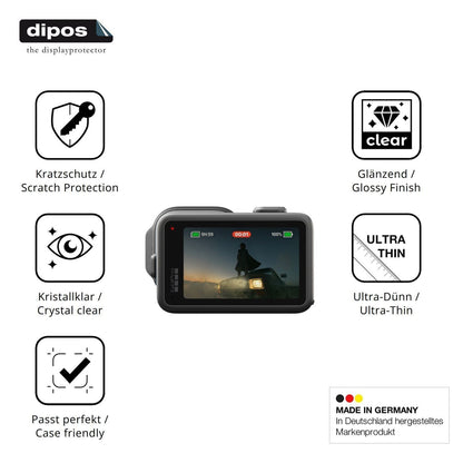 4x Schutzfolie klar für GoPro Mission 1 Display-Sc (7)