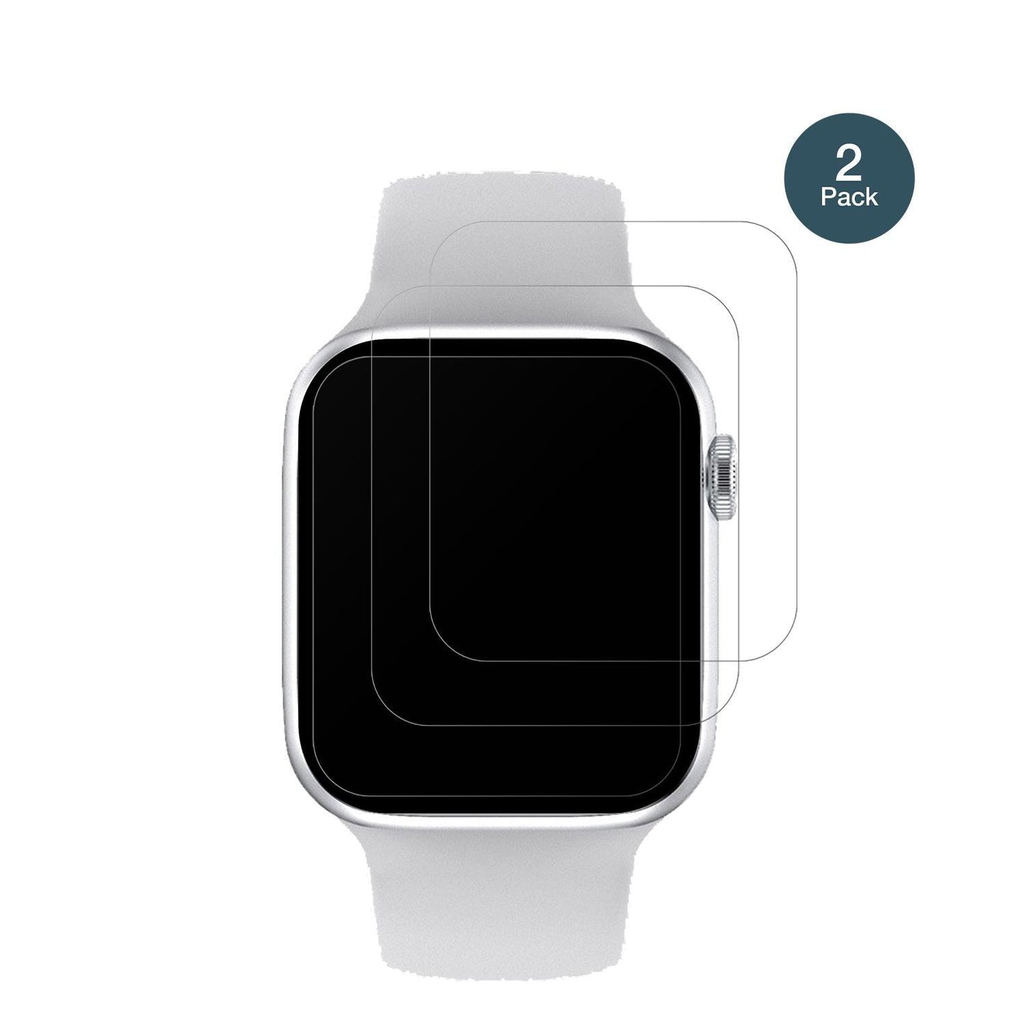 2x 9H Schutzfolie matt für Iwo Watch 7 Pro Panzerf (2)