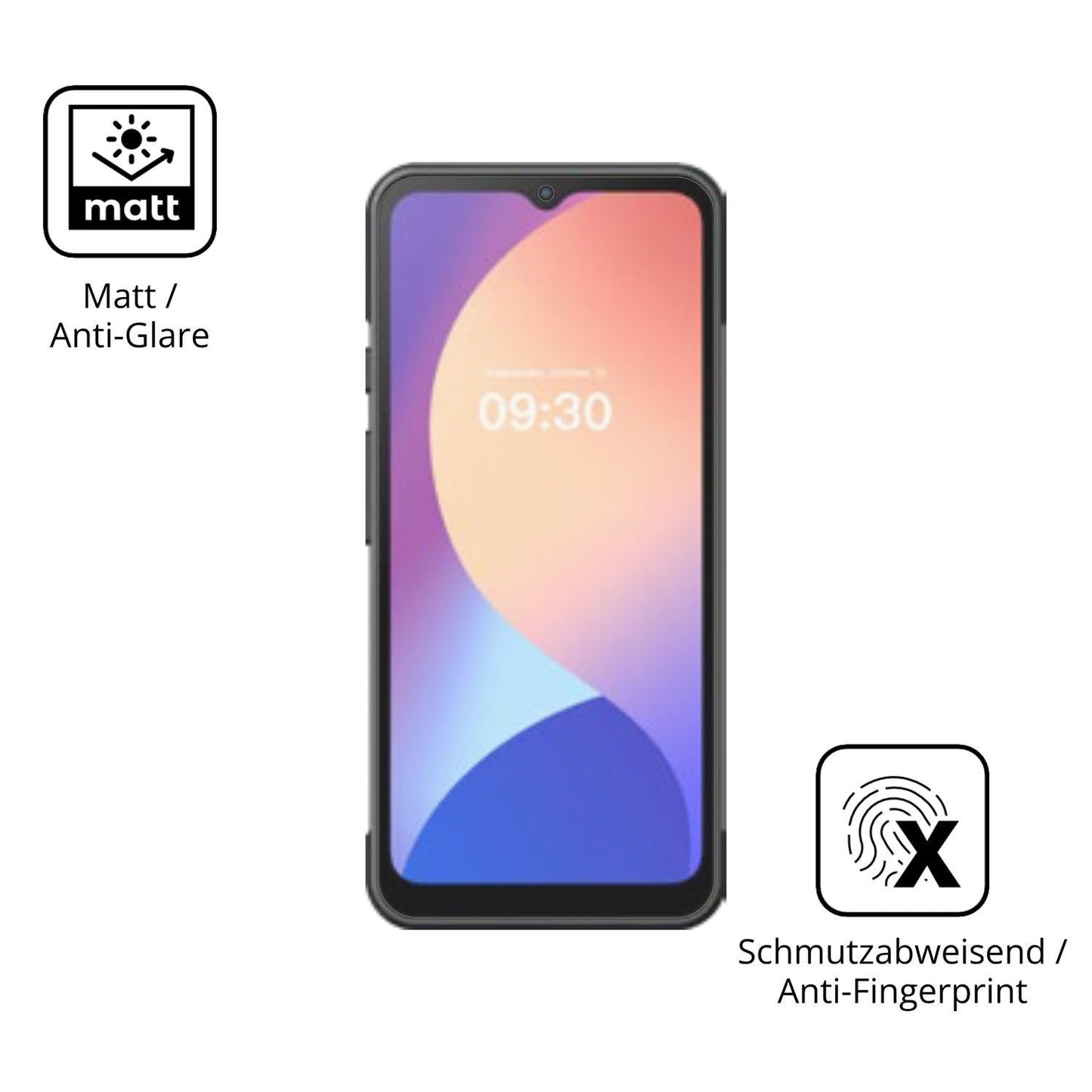 4x Schutzfolie matt für iMin Swift 1 Pro Display-S (5)