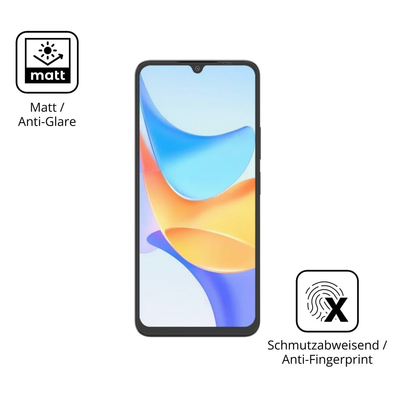 4x Schutzfolie matt für Blackview Shark 6 Kamera-L (5)