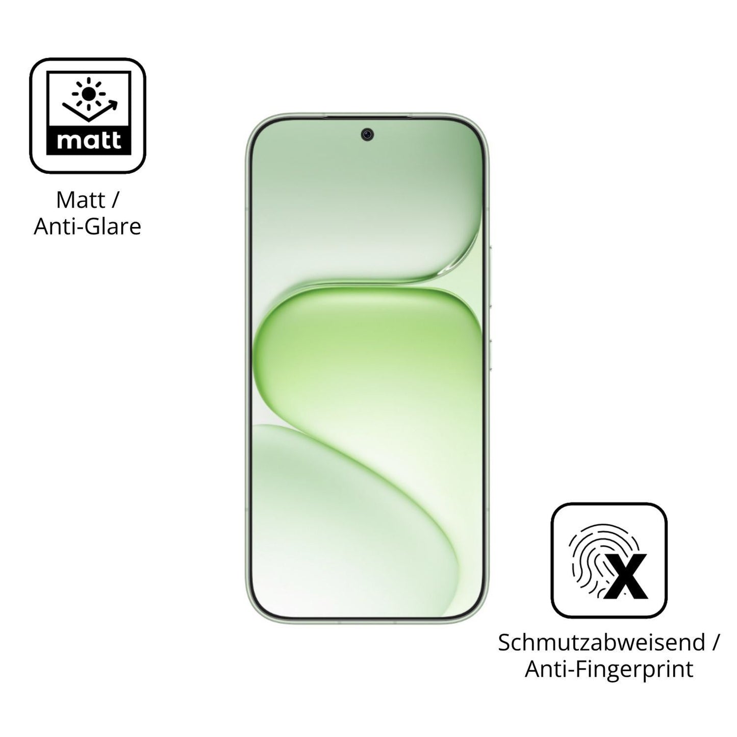 4x Schutzfolie matt für Honor 600 Super Display-Sc (5)