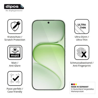 4x Schutzfolie matt für Honor 600 Super Display-Sc (7)