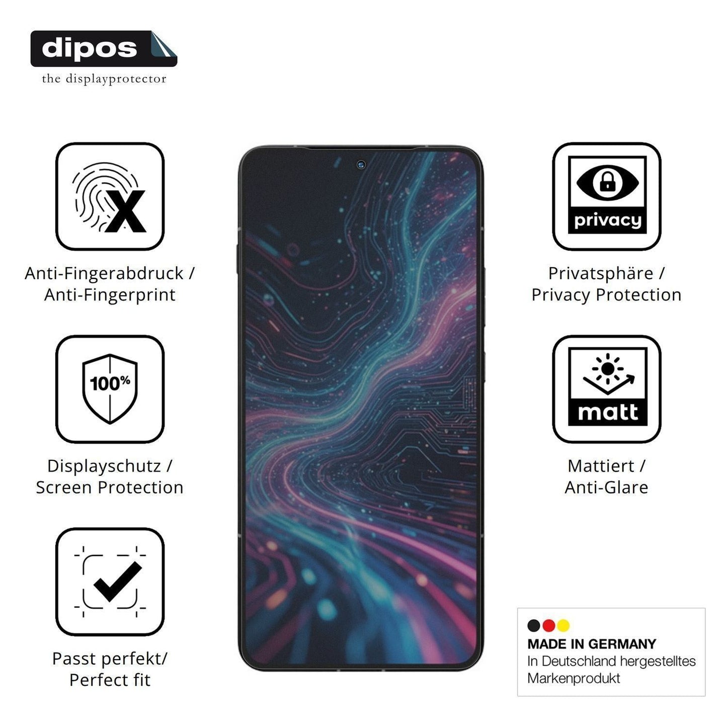 Blickschutzfolie für Lenovo Legion Y70 2026 matt S (5)