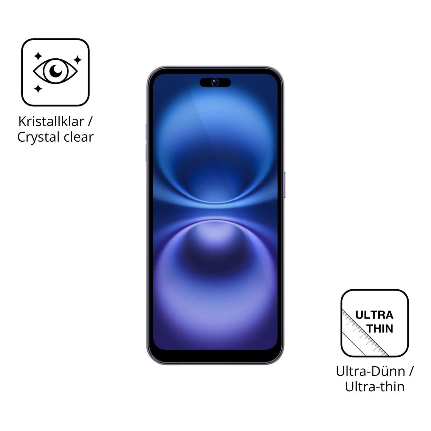 4x Schutzfolie klar für GFive Pro 16 Display-Schut (5)
