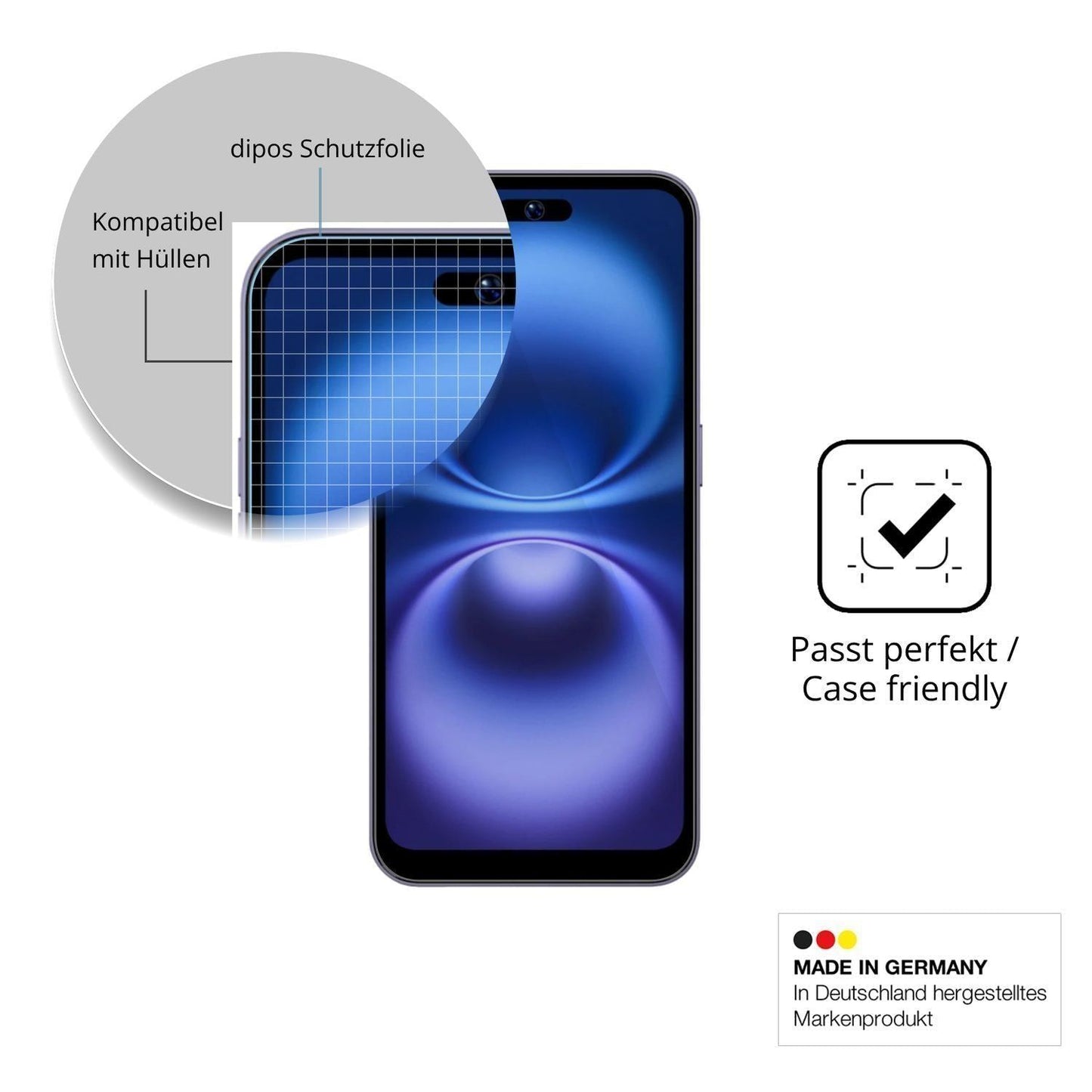 4x Schutzfolie klar für GFive Pro 16 Display-Schut (6)