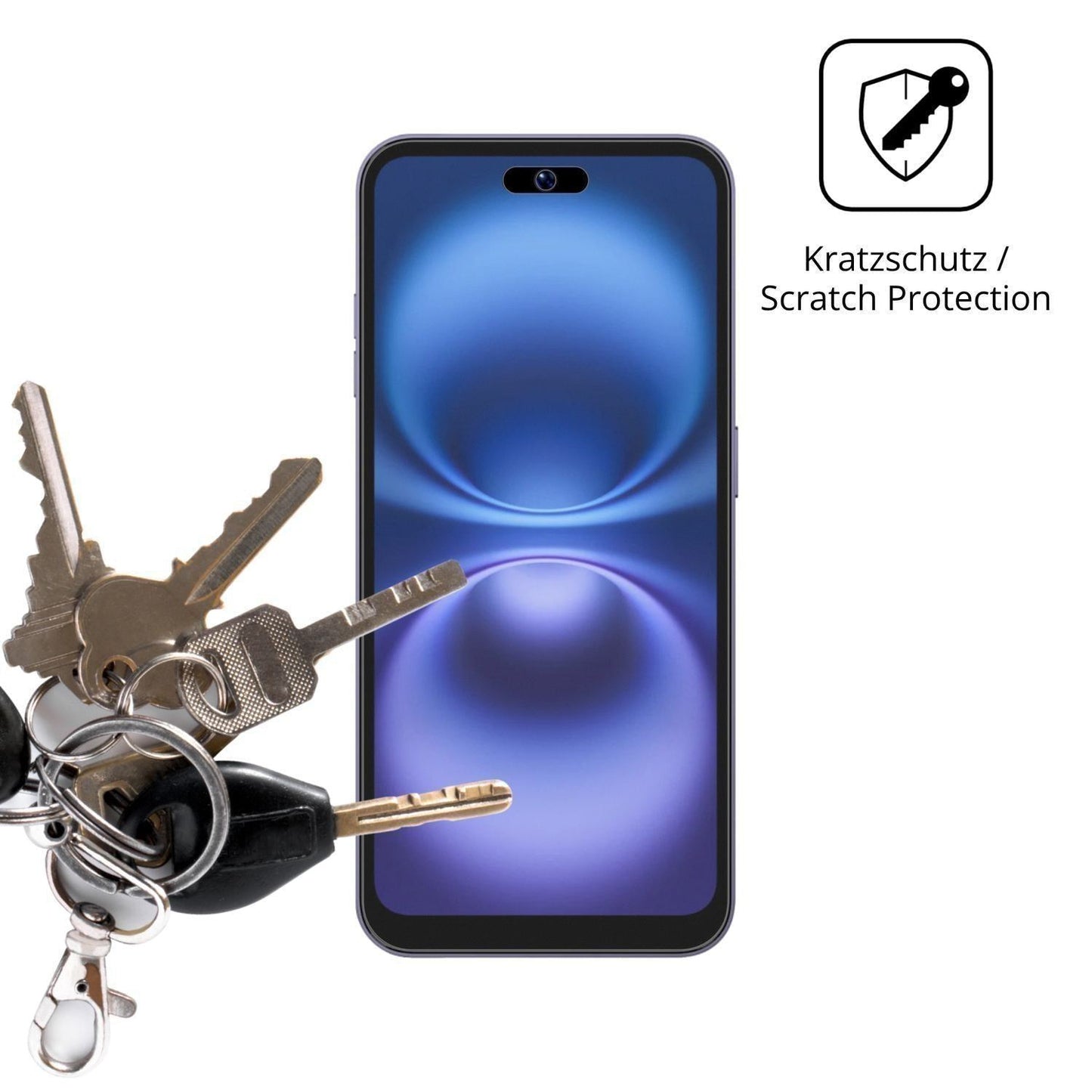 4x Schutzfolie matt für GFive Pro 16 Display-Schut (4)
