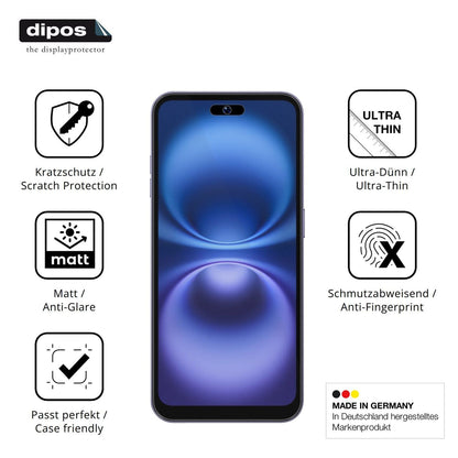 4x Schutzfolie matt für GFive Pro 16 Display-Schut (7)