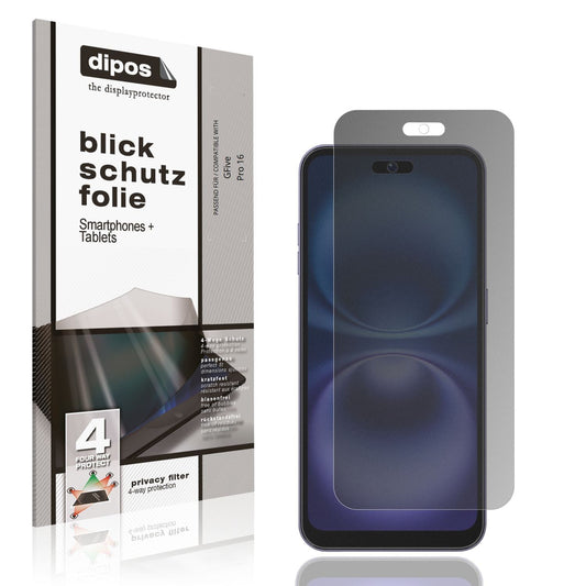 Blickschutzfolie für GFive Pro 16 matt Schutzfolie (1)