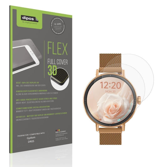 2x Full Cover Schutzfolie matt für Gydom DR05 (1)