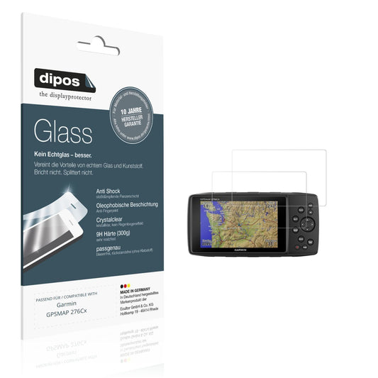 2x 9H Schutzfolie für Garmin GPSMAP 276Cx Panzerfo (1)
