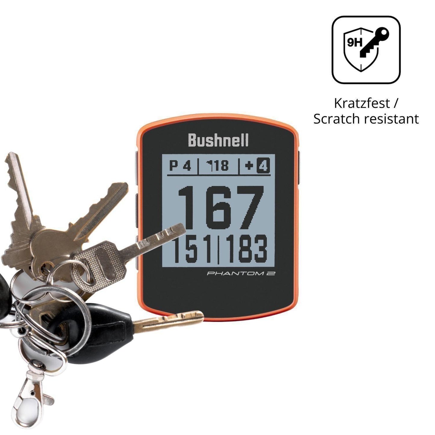 2x 9H Schutzfolie matt für Bushnell Phantom 2 Panz (3)